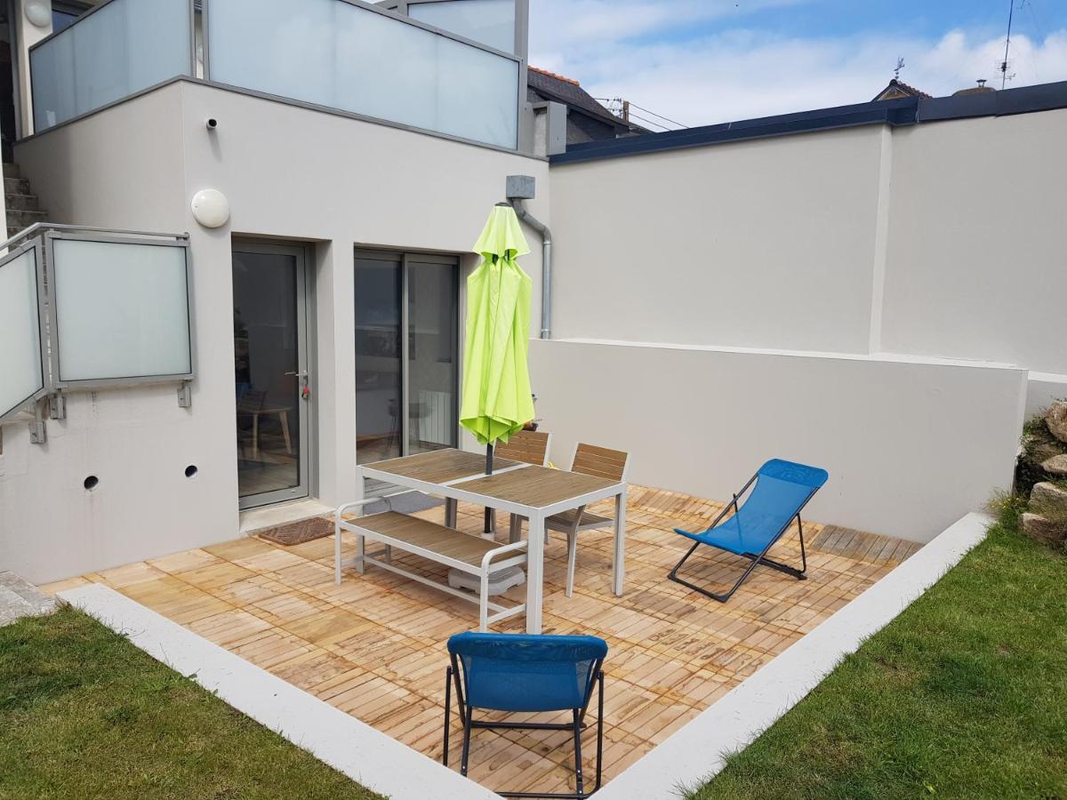 Cote Jardin - Cancale - Gite Standing - Proche Centre Et Port Kültér fotó